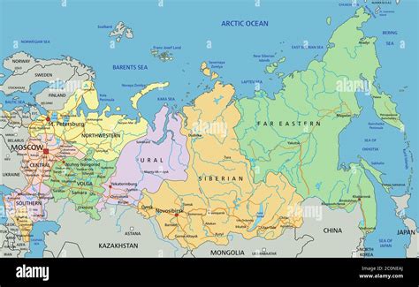 Rusia Mapa Político Images and Photos finder