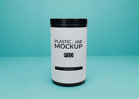 Plastic Jar Mockup Psd Graphic By Designernozrul Creative Fabrica