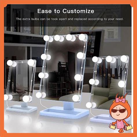 Jual Reseller Welcome L691 Lampu Led Meja Rias Make Up 10 Bohlam 3