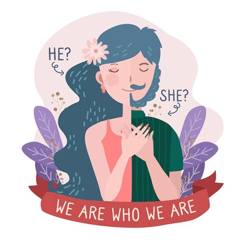 Free Vector Gender Identity Illustration Style