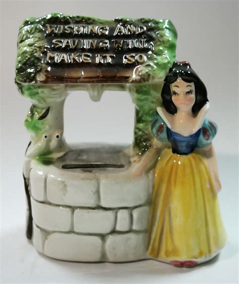 1960s Snow White Ceramic Bank Id Aprdisneyana17974 Van Eaton Galleries