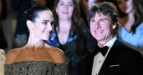 Tom Cruise And Top Gun Co Star Jennifer Connolly Beam