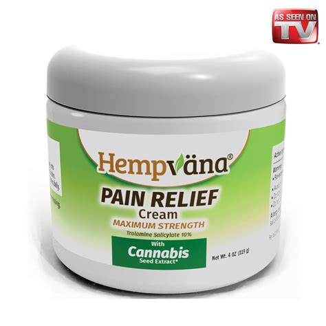 As Seen On Tv Hempvana Pain Cream