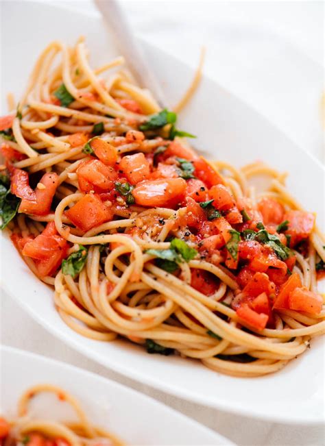 Spaghetti With Fresh Tomato Sauce Cookie And Kate