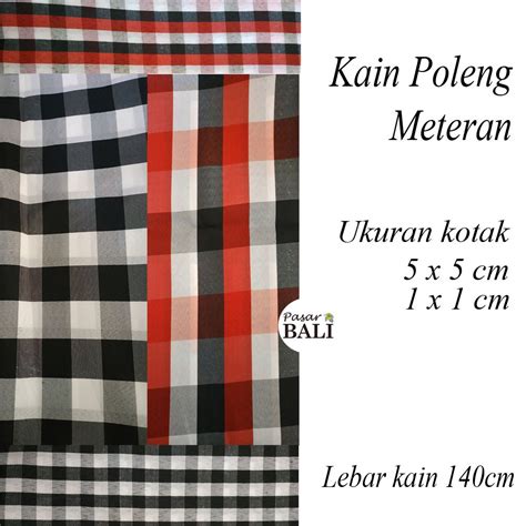 Jual Kain Poleng Tridatu Meteran Khas Bali Shopee Indonesia