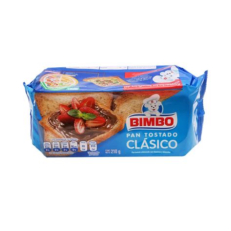 Pan Tostado Bimbo Clásico 210 g