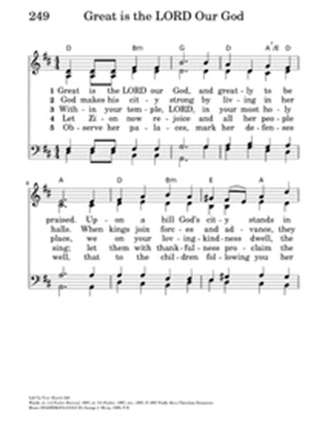 Great Is the Lord Our God | Hymnary.org