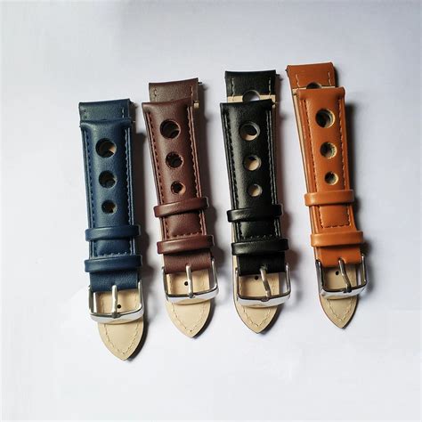 Watch Strap Band Genuine Leather Mm Mm Mm Mm Watchbands