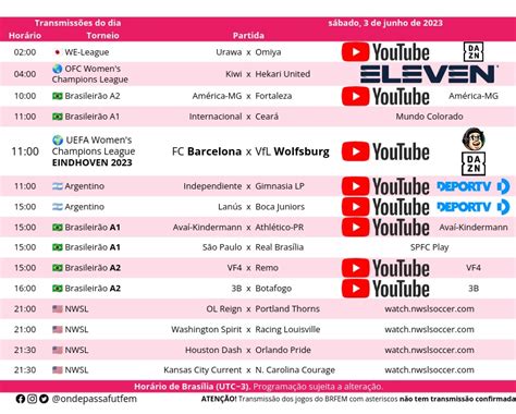 Onde Passa Futebol Feminino On Twitter As Transmiss Es De Futebol