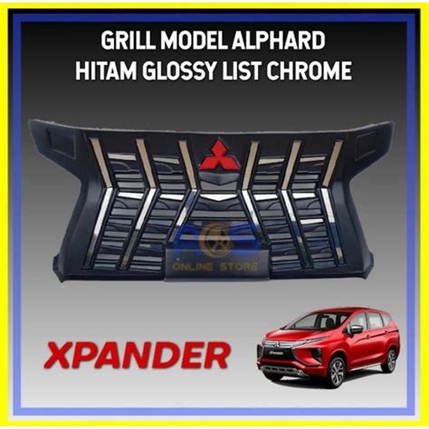 Jual Grill Model Alphard Hitam Glossy Doff Xpander Shopee Indonesia