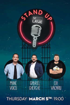 Stand Up Comedy Cu Mane Voicu Gabriel Gherghe Si Edi Vacariu 05 Mar 2020