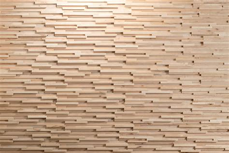 Panneau Tasseau Bois Mur En Tasseaux De Bois Wooden Wall