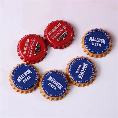 Customized Printing Logo Stainless Steel Sealing Caps For Beverage