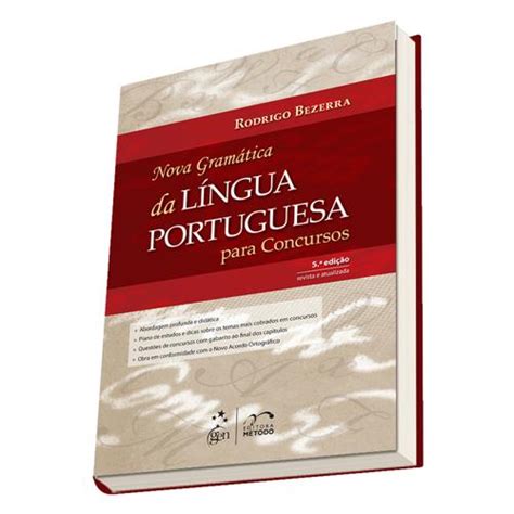 Livro Nova Gram Tica Da L Ngua Portuguesa Para Concursos Rodrigo