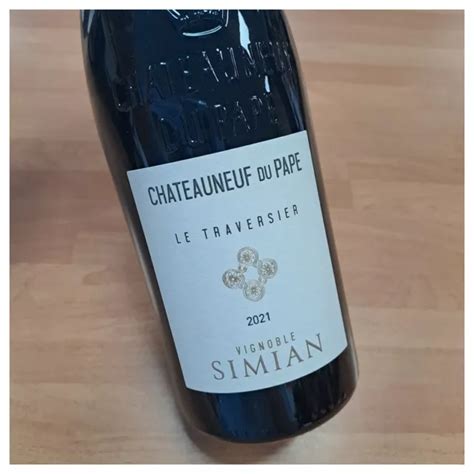 CHÂTEAUNEUF DU PAPE ROUGE LE Traversier 2021 Château Simian EUR 32 90