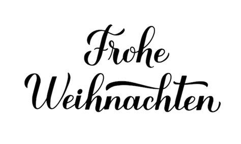 Frohe Weihnachten Schriftzug