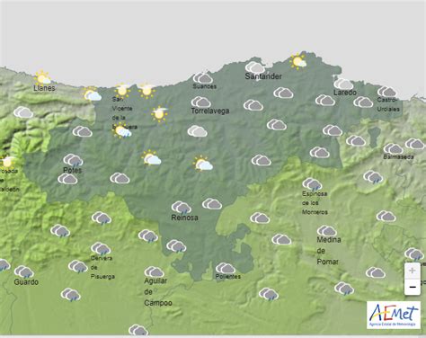 Previsión meteorológica miércoles día 1