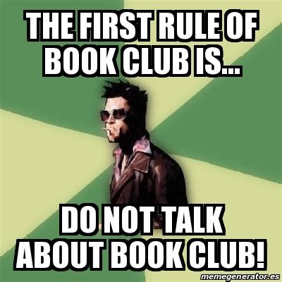 Book Club Reading Meme