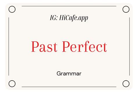 English Past Perfect Tense Grammar With Examples Hicafe