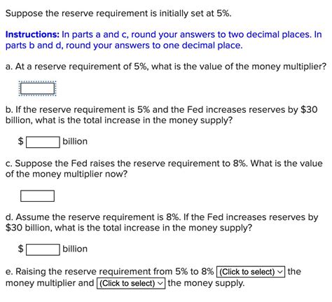 Solved Suppose The Reserve Requirement Is Initia Solutioninn