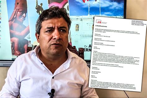 Jne Resolver Apelaci N De Suspensi N De Arturo Fern Ndez El Pr Ximo