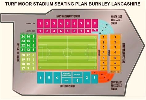 Turf Moor Stadium Seating Map Parking Map Ticket Price Booking