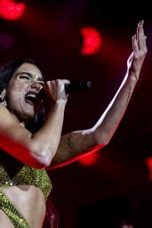 Dua Lipa Performing At The Roskilde Music Festival In Denmark