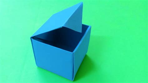 Easy Paper Box Origami How To Make A Paper Box That Opens And Closes