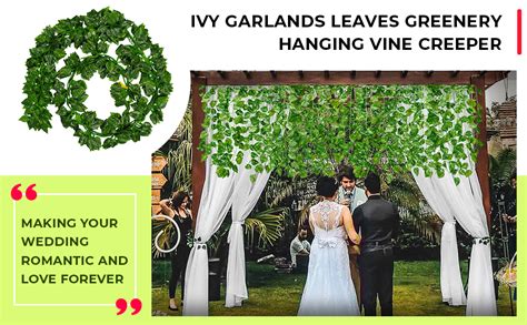 Buy Tdas Plastic Artificial Plants Leaves Ivy Garlands Plant Greenery