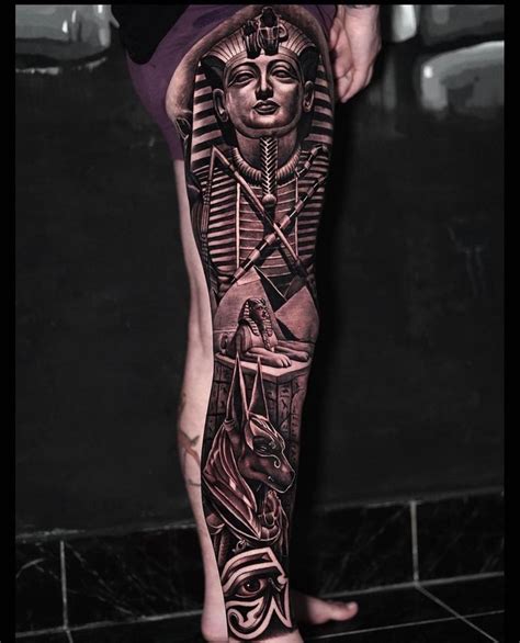 45 King Tut Tattoos A Journey Into The Ancient Egypt Art And Design