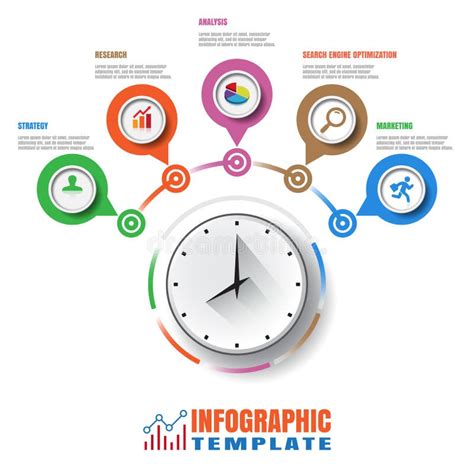 Business Modern Timeline Infographic Template Vector Illustration