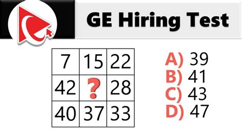 Ge General Electric Aptitude Assessment Test Practice Practice