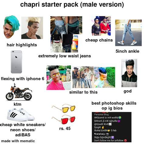 Chapri Indian male starter pack : r/starterpacks