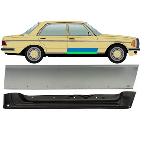 Mercedes W123 1975 1985 Hinten Boden Reparaturblech Rechts