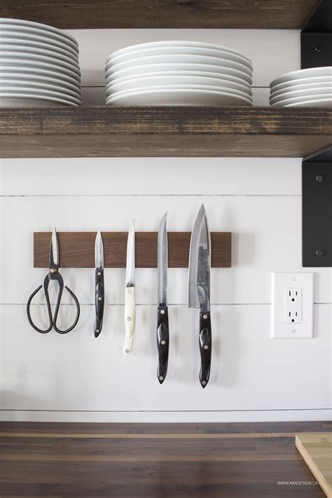 Magnetic Knife Block How To Organize Kitchen Counters Kitchen