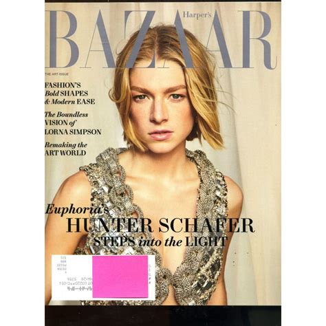 Harper S Bazaar Magazine December 2021 January 2022 New Hunter Schafer Cover Art On Ebid United