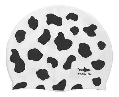 Gorra Natacion Adulto Modelo Dalmata Escualo Color Blanco Talla