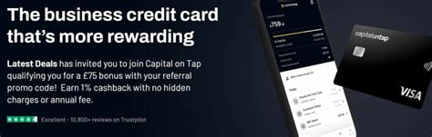 Free 75 Signup Bonus With Capital On Tap Business Card 1 Cashback