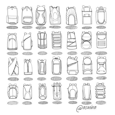 Backpack Design Thumbnails Accessories Design Sketch Backpack