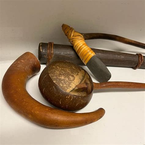 Stone Adze Coconut Ladle Gourd Penis Sheath Bamboo Catawiki