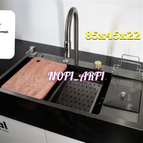 Jual PROMO Kitchen Sink Modern Design Bak Cuci Piring SINK Hitam