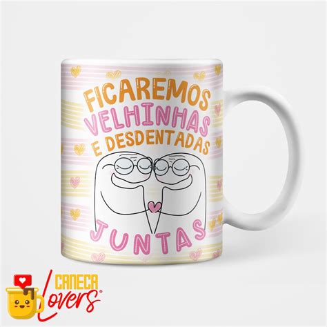 Caneca Flork Amigas Velhinhas E Desdentadas Caneca Lovers