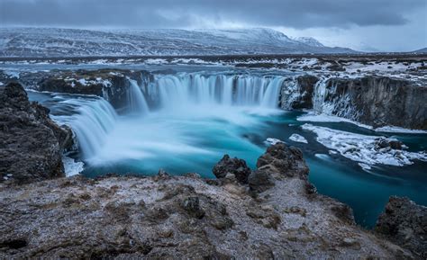 images iceland godafoss waterfall river powerful scenic