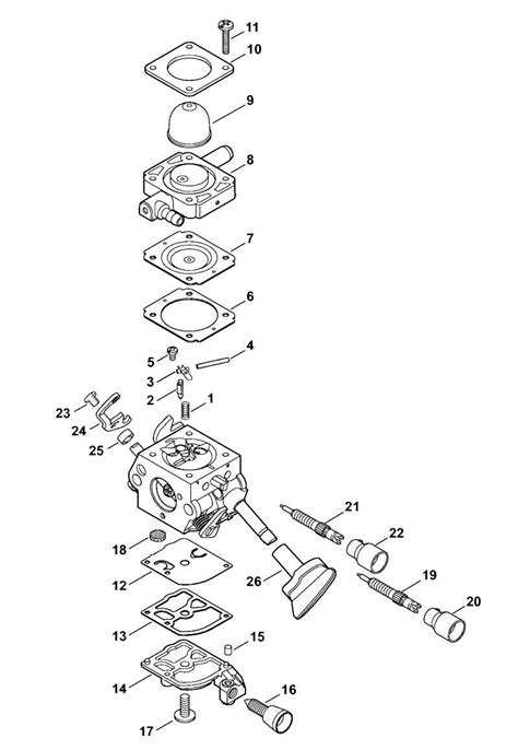 Exploring The Carburetor Diagram Of Stihl Ms 170