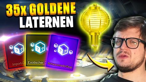 SO VIEL GLÜCK 35x Goldene Laternen öffnen Rocket League Drop