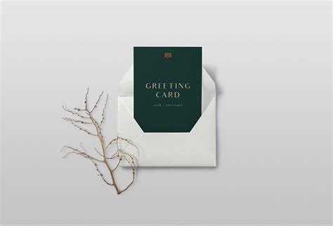 Free Greeting Card Mockup – Free Design Resources