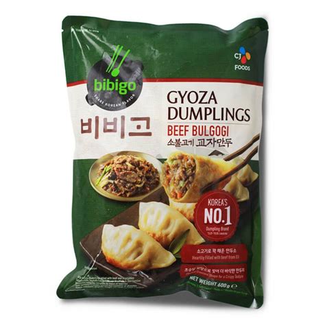 Gyoza Dumplings Beef Bulgogi CJ BIBIGO 600g Foodland