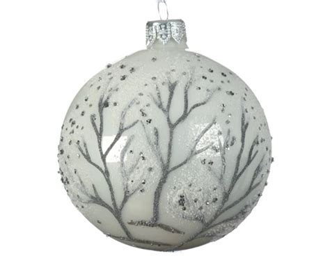 Silver Christmas Tree Ball – Wehbeh Land