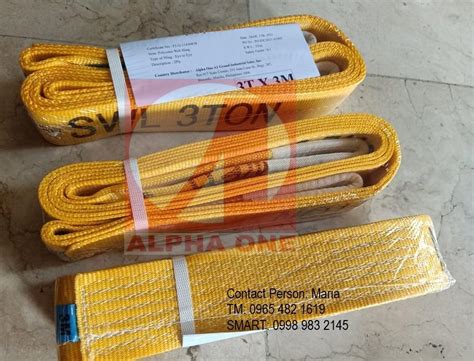 WEBBING SLING LIFTING BELT POLYESTER SLING Commercial Industrial