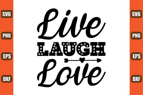 Love Svg Design Live Laugh Love Graphic By Creative Design Creative